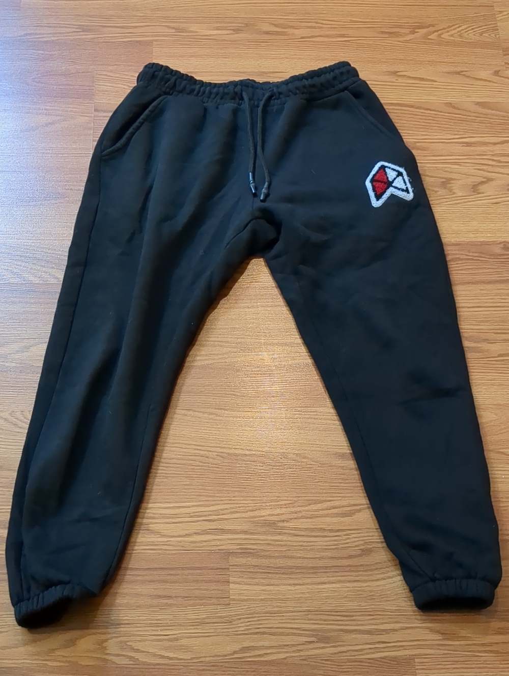 Rawgear Men's Black Diamond Fleece Jogger Sweatpants Size Small
